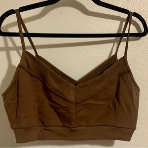 Cropped Knit Tank Top